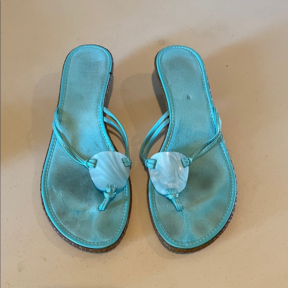 Elegant Turquoise Sandals